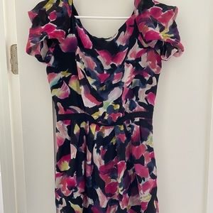 Diane Von furstenberg floral cocktail dress size 6
